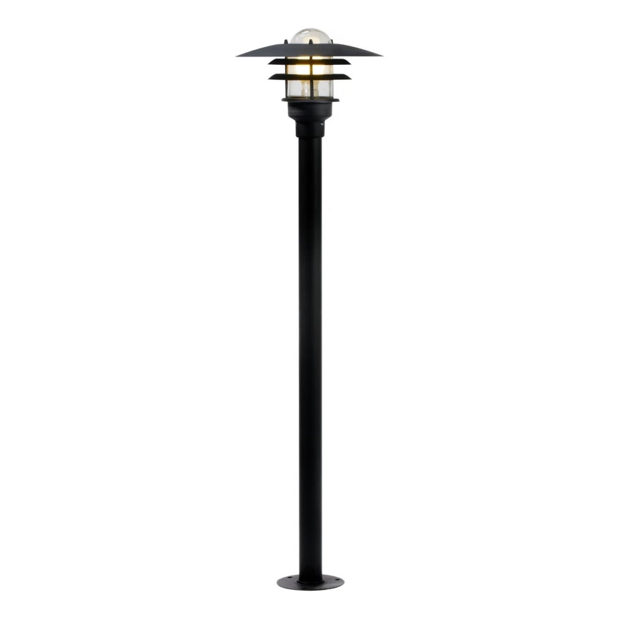 Nordlux - Vonkajšia lampa LONSTRUP 1xE27/60W/230V IP44 čierna 116 cm