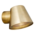 Nordlux - Vonkajšie nástenné svietidlo ALERIA 1×GU10/35W/230V IP44 mosadz
