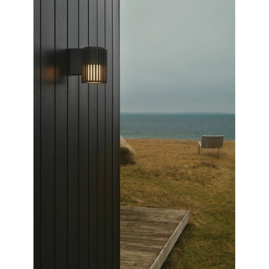 Nordlux - Vonkajšie nástenné svietidlo ALUDRA 1xE27/15W/230V antracit