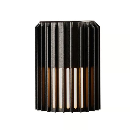 Nordlux - Vonkajšie nástenné svietidlo ALUDRA 1xE27/15W/230V čierna