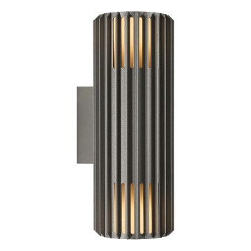 Nordlux - Vonkajšie nástenné svietidlo ALUDRA 2xE27/15W/230V IP54 antracit