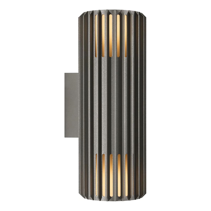 Nordlux - Vonkajšie nástenné svietidlo ALUDRA 2xE27/15W/230V IP54 antracit