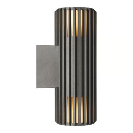 Nordlux - Vonkajšie nástenné svietidlo ALUDRA 2xE27/15W/230V IP54 antracit