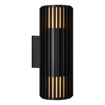 Nordlux - Vonkajšie nástenné svietidlo ALUDRA 2xE27/15W/230V IP54 čierna