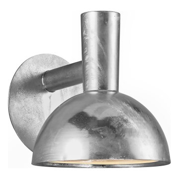 Nordlux - Vonkajšie nástenné svietidlo ARKI 1xE27/20W/230V IP54 strieborná