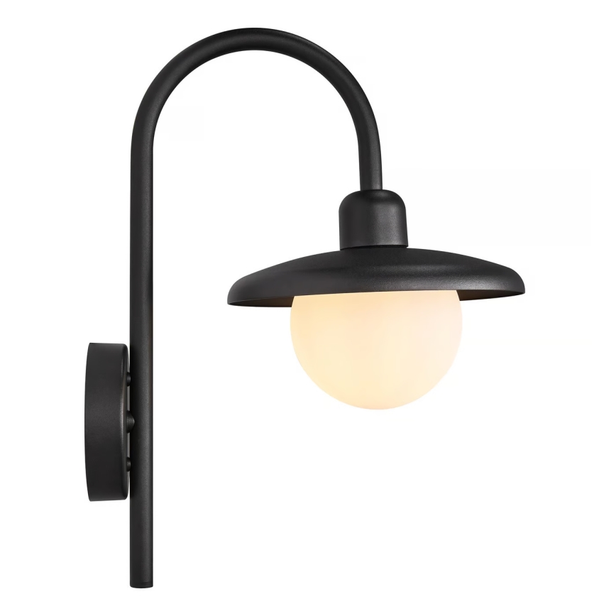 Nordlux - Vonkajšie nástenné svietidlo BERLO 1xE27/10W/230V IP44 čierna