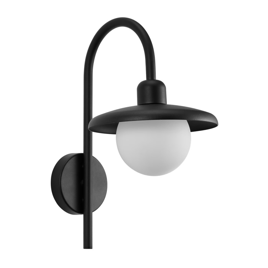 Nordlux - Vonkajšie nástenné svietidlo BERLO 1xE27/10W/230V IP44 čierna