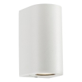 Nordlux - Vonkajšie nástenné svietidlo CANTO 2xGU10/28W/230V IP44 biela