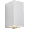 Nordlux - Vonkajšie nástenné svietidlo CANTO 2×GU10/28W/230V IP44 biele