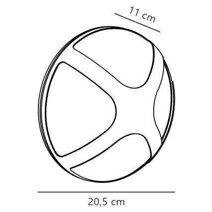 Nordlux - Vonkajšie nástenné svietidlo CROSS 1xE14/15W/230V IP54