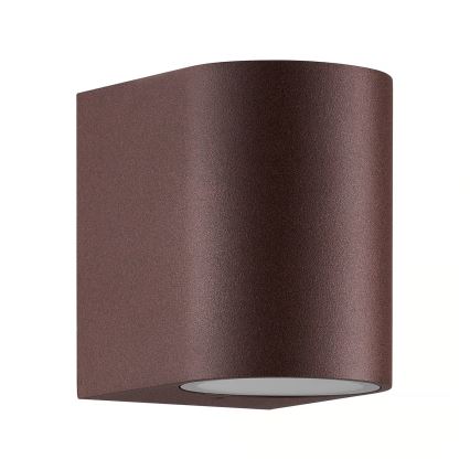 Nordlux - Vonkajšie nástenné svietidlo DION 1xGU10/25W/230V IP44 rezavá