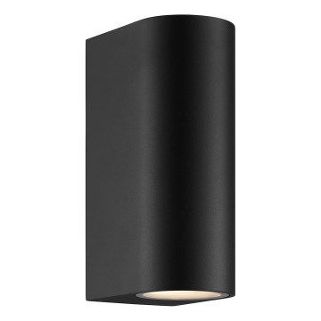 Nordlux - Vonkajšie nástenné svietidlo DION 2xGU10/25W/230V IP44 čierna