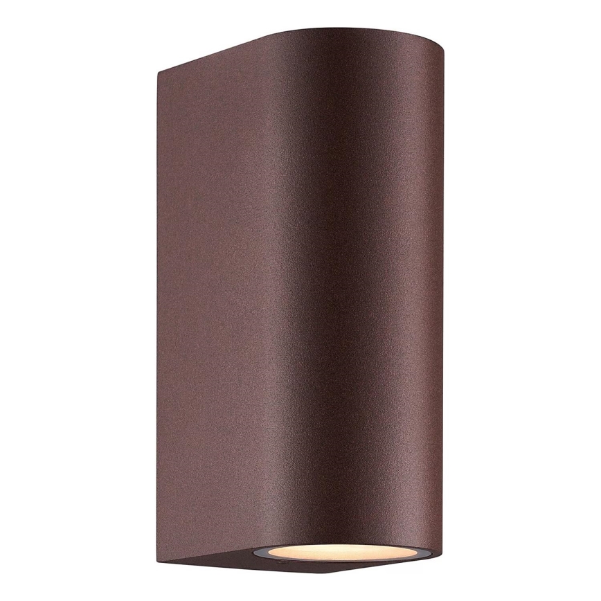 Nordlux - Vonkajšie nástenné svietidlo DION 2xGU10/25W/230V IP44 rezavá