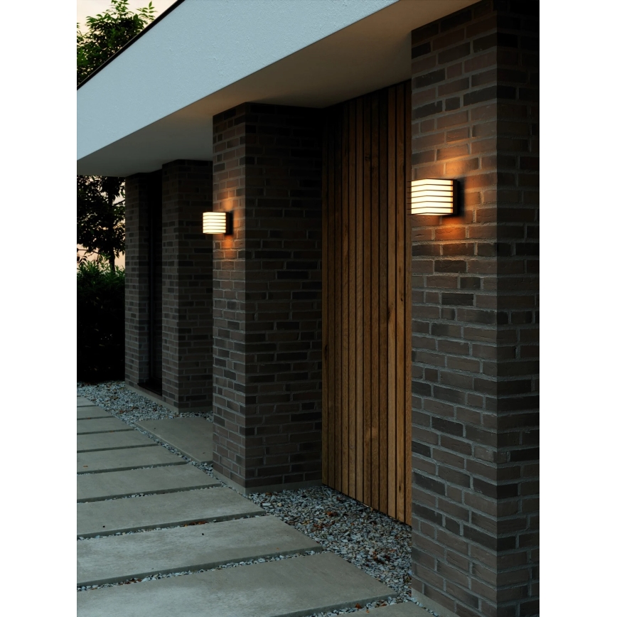Nordlux - Vonkajšie nástenné svietidlo FLUCTUS 1xE27/15W/230V IP44