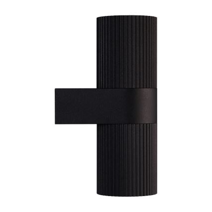 Nordlux - Vonkajšie nástenné svietidlo KYKLOP 2xGU10/25W/230V IP54 čierna