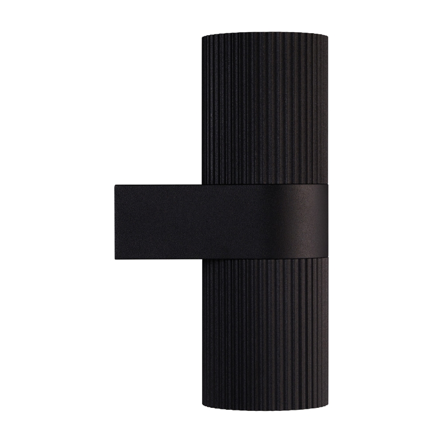 Nordlux - Vonkajšie nástenné svietidlo KYKLOP 2xGU10/25W/230V IP54 čierna