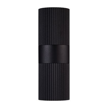 Nordlux - Vonkajšie nástenné svietidlo KYKLOP 2xGU10/25W/230V IP54 čierna