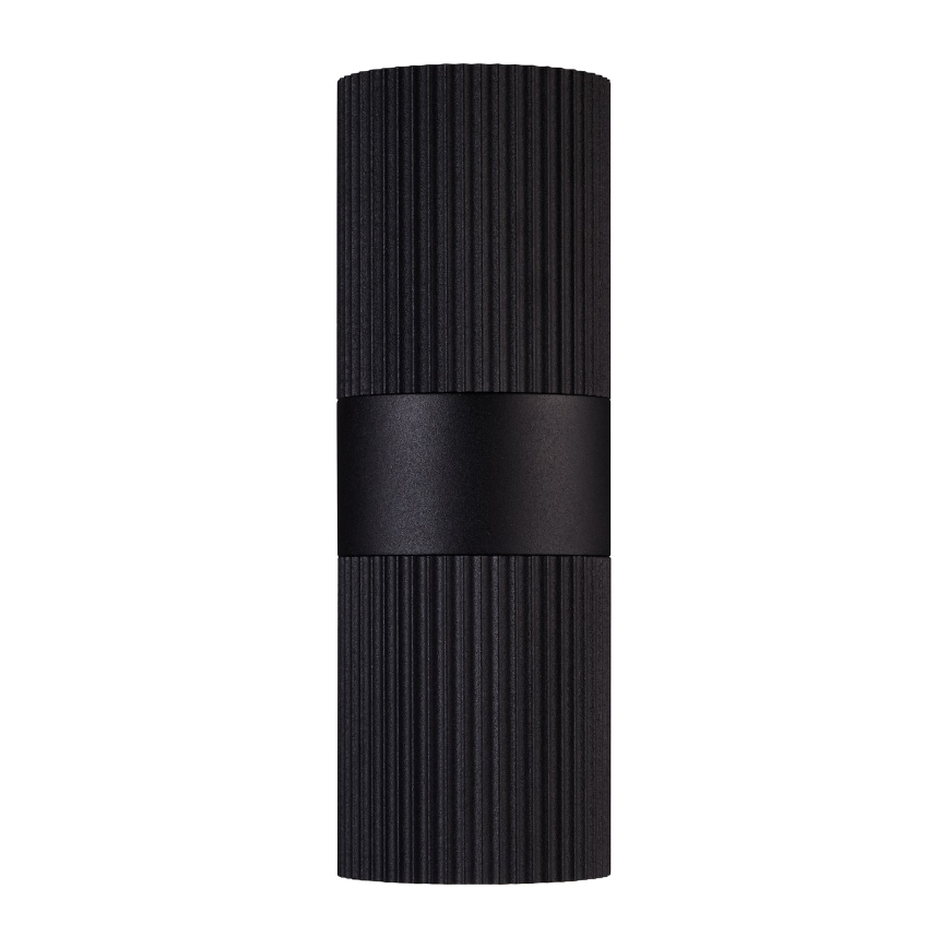 Nordlux - Vonkajšie nástenné svietidlo KYKLOP 2xGU10/25W/230V IP54 čierna