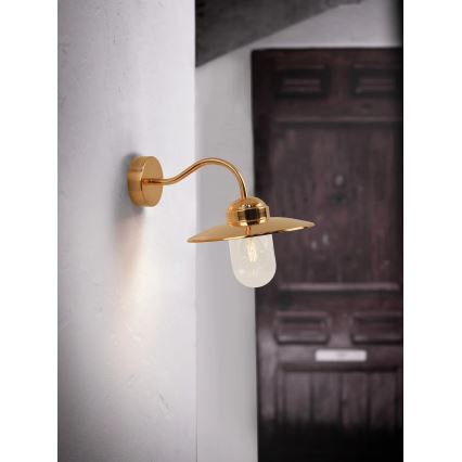 Nordlux - Vonkajšie nástenné svietidlo LUXEMBOURG 1xE27/60W/230V IP54 medené