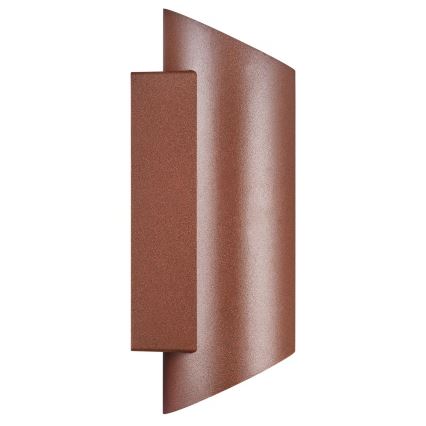 Nordlux - Vonkajšie nástenné svietidlo NICO 2xGU10/35W/230V IP54 hnedá