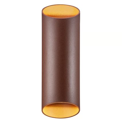 Nordlux - Vonkajšie nástenné svietidlo NICO 2xGU10/35W/230V IP54 hnedá