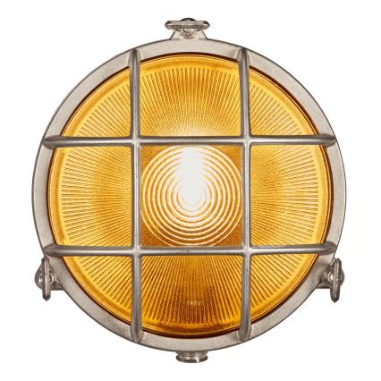 Nordlux - Vonkajšie nástenné svietidlo POLPERRO 1xE27/12,5W/230V IP64 šedá