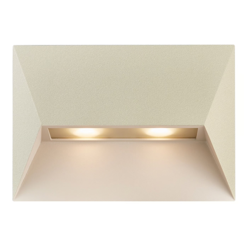 Nordlux - Vonkajšie nástenné svietidlo PONTIO 2xGU10/25W/230V IP54 krémová