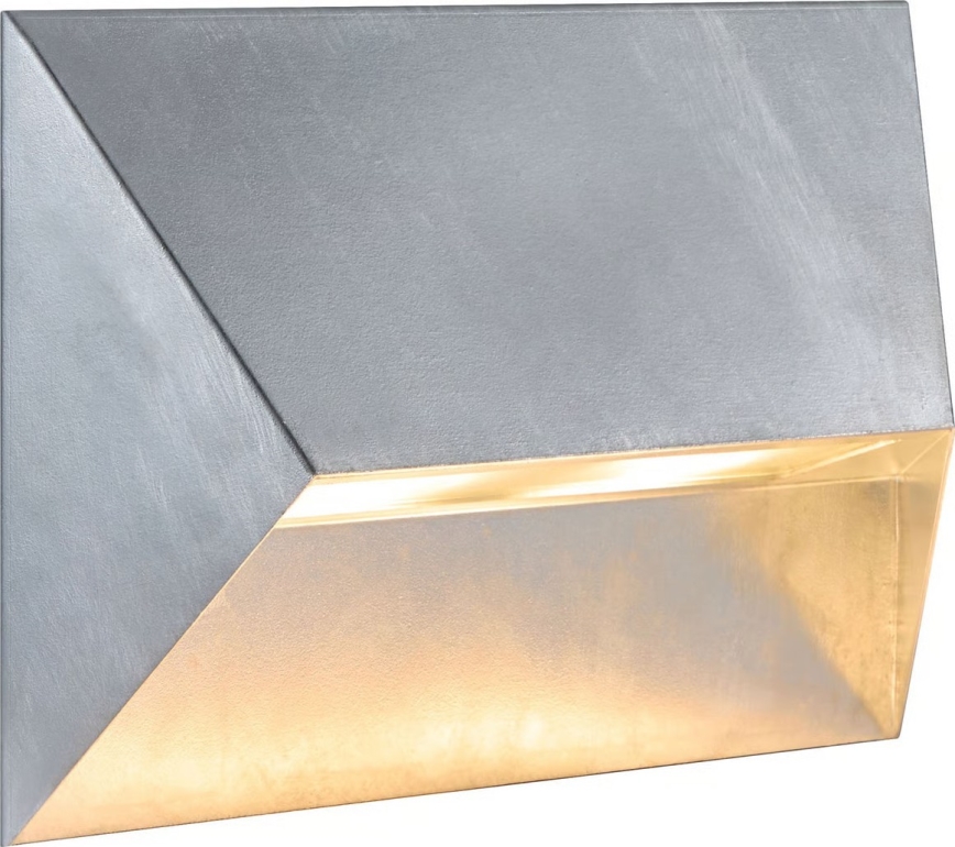 Nordlux - Vonkajšie nástenné svietidlo PONTIO 2xGU10/25W/230V IP54 strieborné