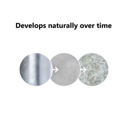 Nordlux - Vonkajšie nástenné svietidlo so senzorom VEJERS 1xE27/60W/230V IP54 strieborné