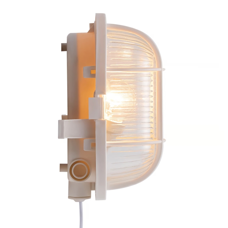 Nordlux - Vonkajšie nástenné svietidlo SKOTLAMPE 1xE27/60W/230V IP44 biela