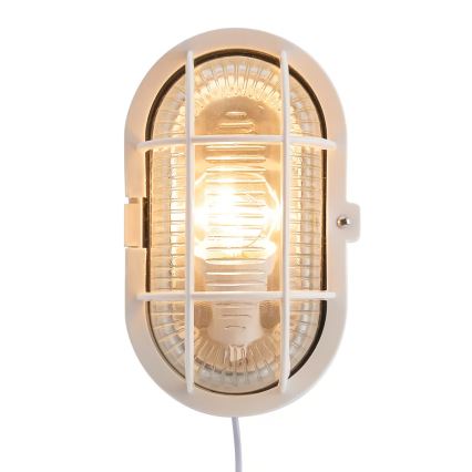Nordlux - Vonkajšie nástenné svietidlo SKOTLAMPE 1xE27/60W/230V IP44 biela