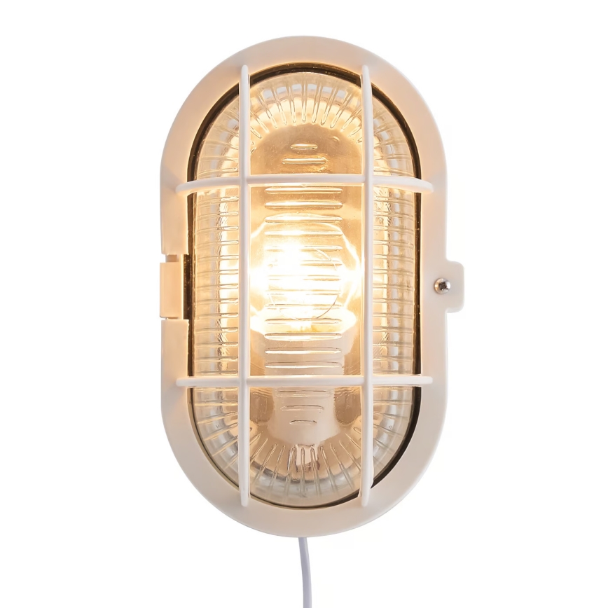 Nordlux - Vonkajšie nástenné svietidlo SKOTLAMPE 1xE27/60W/230V IP44 biela