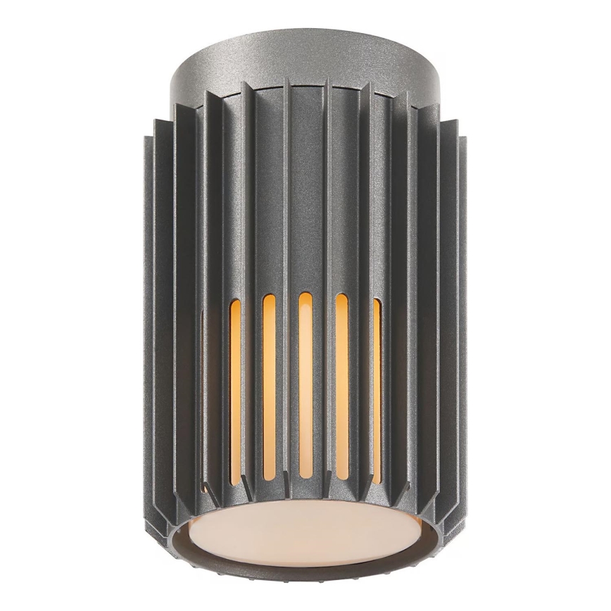 Nordlux - Vonkajšie stropné svietidlo ALUDRA 1xE27/15W/230V pr. 12,4 cm antracit