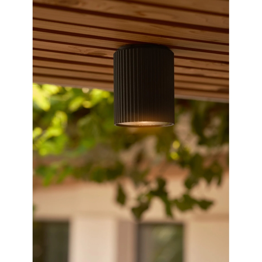 Nordlux - Vonkajšie stropné svietidlo KYKLOP 1xGU10/15W/230V IP54 čierna