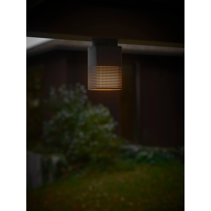 Nordlux - Vonkajšie stropné svietidlo SIDARA 1xE27/15W/230V IP54 antracitové
