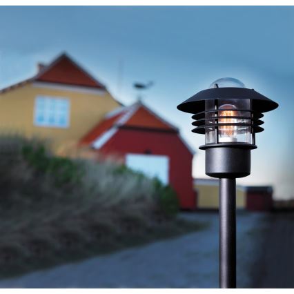 Nordlux - Vonkajšie svietidlo VEJERS 1xE27/60W/230V IP54 čierne