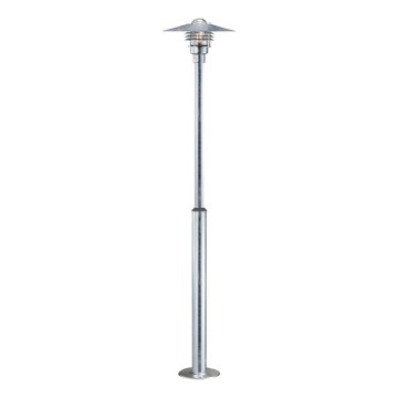Nordlux - Vonkajšie svietidlo VEJERS 1xE27/60W/230V IP54 strieborné