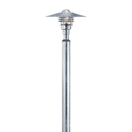 Nordlux - Vonkajšie svietidlo VEJERS 1xE27/60W/230V IP54 strieborné