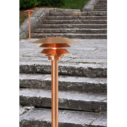 Nordlux - Vonkajšie svietidlo VENO 1xE27/60W/230V IP54 medené