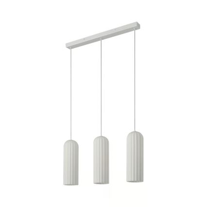 Nordlux - Závesné svietidlo MIELLA na lanku 3xE27/25W/230V, biele