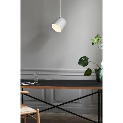 Nordlux - Závesný luster ANGLE na lankách 1xE27/25W/230V biely