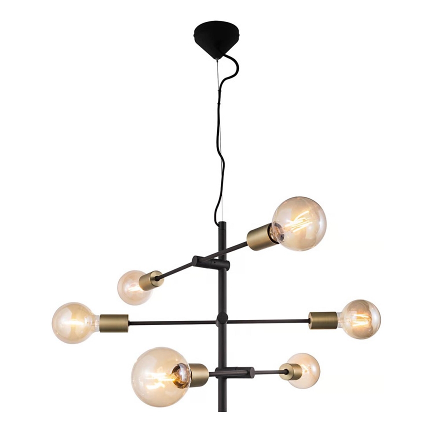 Nordlux - Závesný luster na lanku JOSEFINE 6xE27/25W/230V