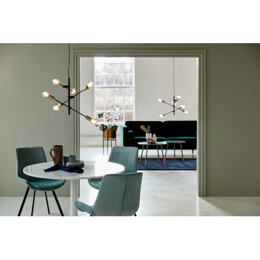 Nordlux - Závesný luster na lanku JOSEFINE 6xE27/25W/230V