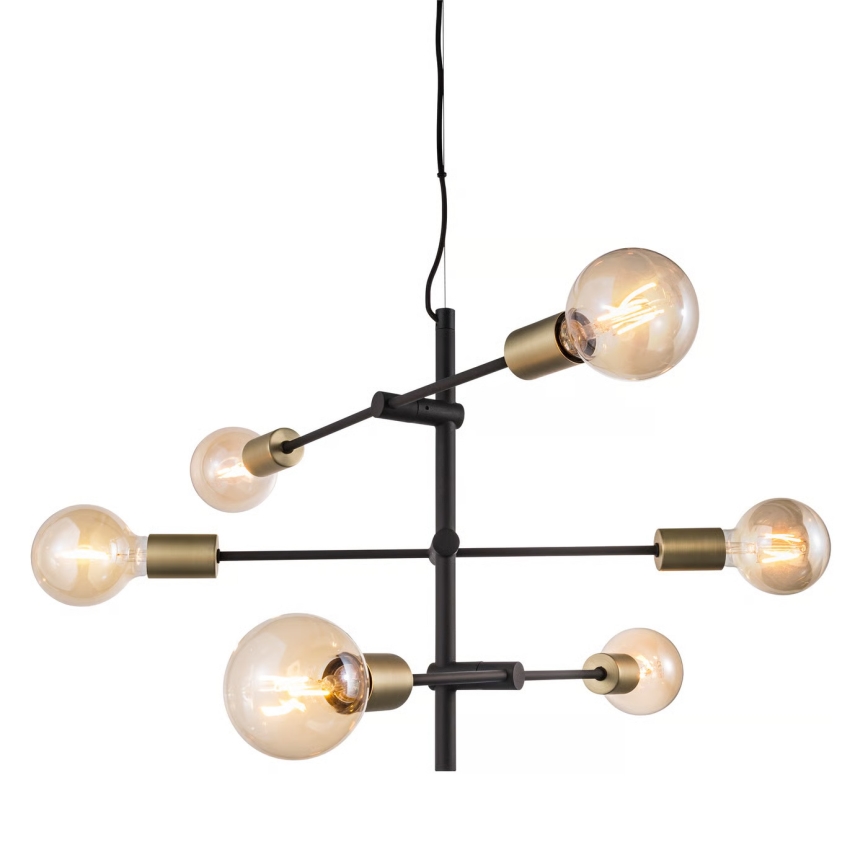 Nordlux - Závesný luster na lanku JOSEFINE 6xE27/25W/230V