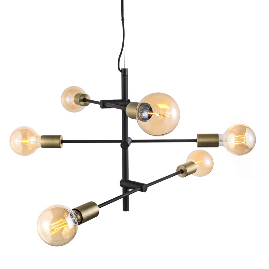 Nordlux - Závesný luster na lanku JOSEFINE 6xE27/25W/230V
