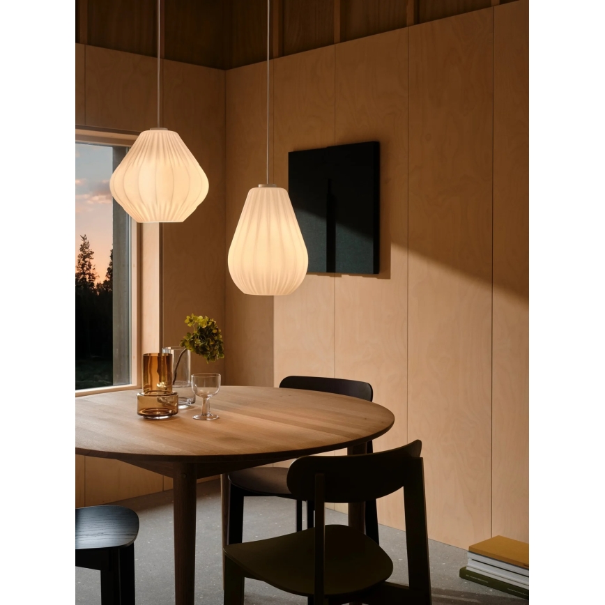 Nordlux - Závesný luster SALLINO 1xE27/15W/230V pr. 24 cm biela