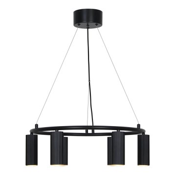 Nordlux - Závesný luster VICO na lanku 6xGU10/5W/230V čierna