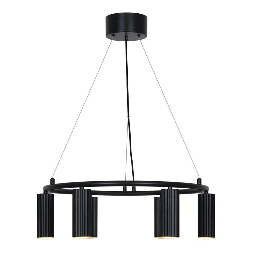Nordlux - Závesný luster VICO na lanku 6xGU10/5W/230V čierna