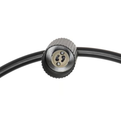 Nordlux - Závesný luster VICO na lanku 6xGU10/5W/230V čierna
