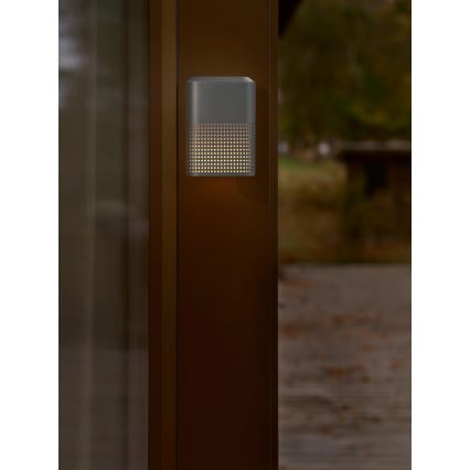 Nordlux - Zunanja stenska svetilka SIDARA 1xE27/15W/230V IP54 antracit